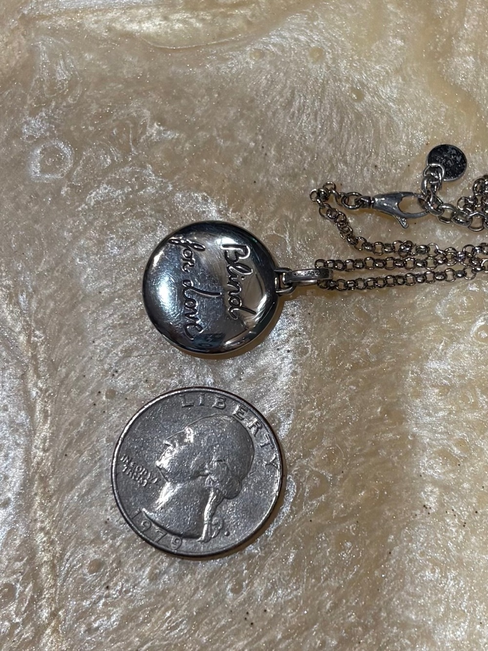 Gucci RARE  925 necklace tiger/blind for love🔥🔥 - Picture 10 of 10